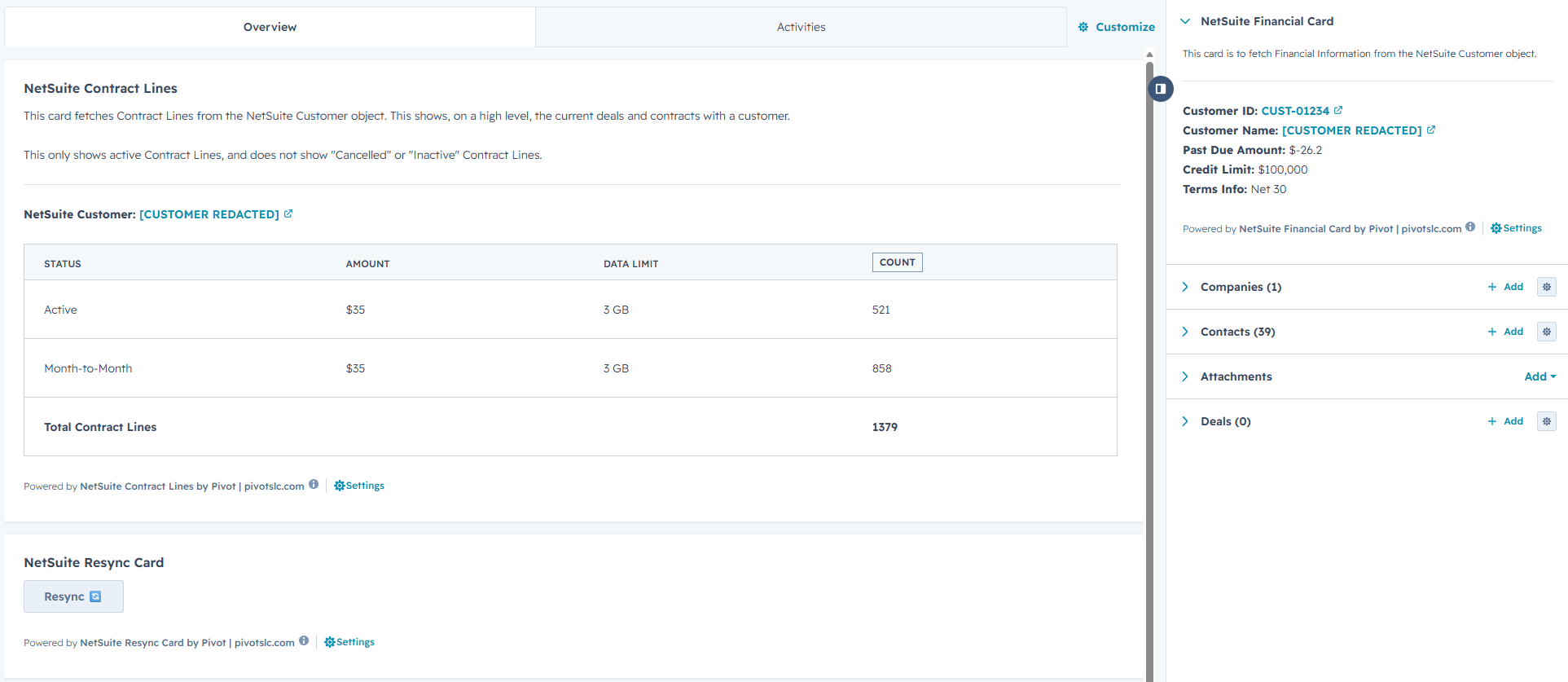 NetSuite UI Cards Overview